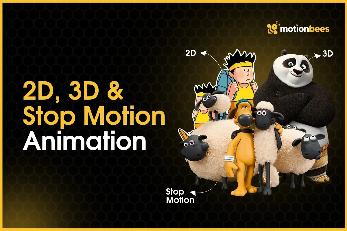 2D, 3D and Stop Motion Animation