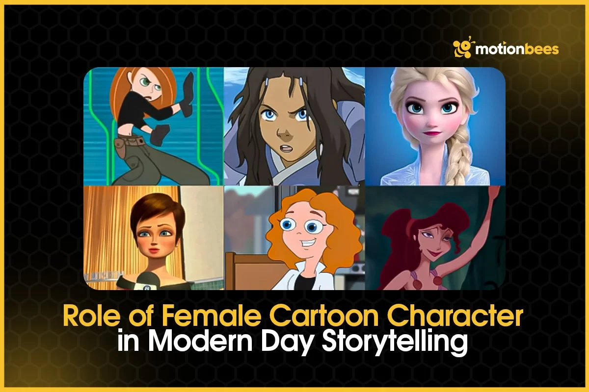 Role of Female Cartoon Character in Modern Day Storytelling