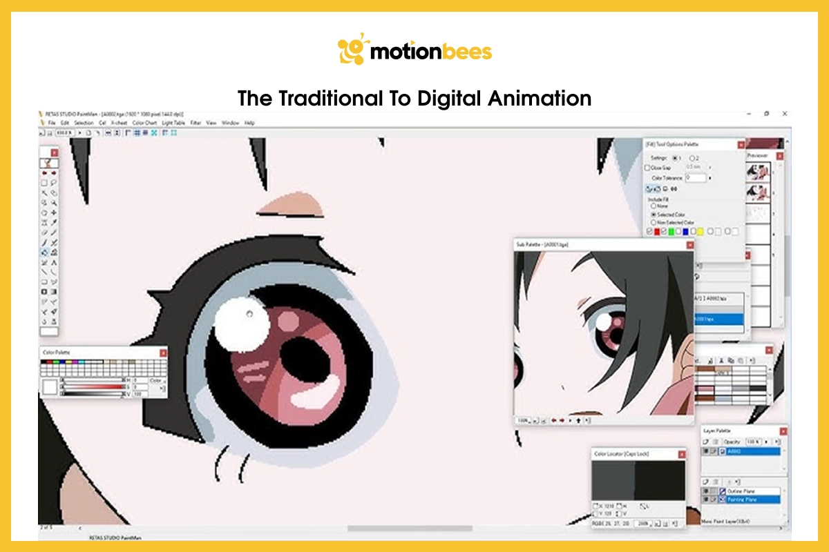 The Traditional to Digital Animation