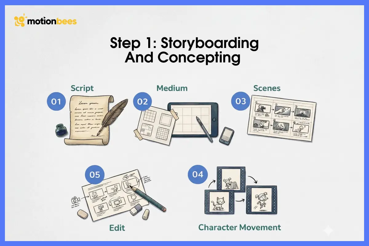 Storyboarding and Concepting