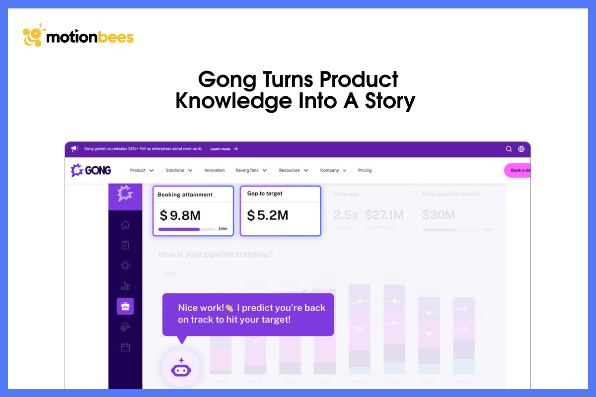Gong Turns Product Knowledge into a Story